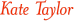 Logo Kate Taylor